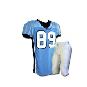 Custom American Football Jersey Set Striped <b>Rainbow</b> Design Sublimated Short Sleeve V-neck Fitted Men's Adult 100% Summer Plus - Product Image 4