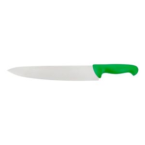 Cuchillos de Cocina con Mango Verde y Hoja Cónica Plateada, con Protector de Dedos Contorneado para Cortar Frutas y Uso Diario en la Cocina - Product Image 1