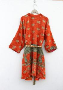 Nouvel arrivage de veste kimono Kantha vintage en coton artisanal veste/manteau/kimono pour femmes - Product Image 5