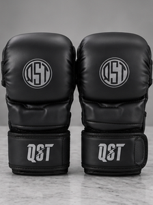 Gants d'entraînement MMA professionnels avec protection rembourrée des jointures, construction en cuir PU, sangle de poignet réglable en velcro - Product Image 6