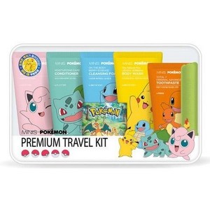 Kit de toilette de voyage pour enfants LG coréen Pokémon, brosse à dents, dentifrice, shampoing, gel douche, kit d'hygiène portable, cadeau anime, vente en gros - Product Image 1