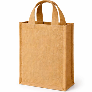 Bolsa de Yute Pequeña, Ecológica, Reutilizable, Bolsa de Regalo, Mini Bolsa de Compras, Logotipo Personalizado, Bolsa de Embalaje de Fibra Natural - Product Image 1