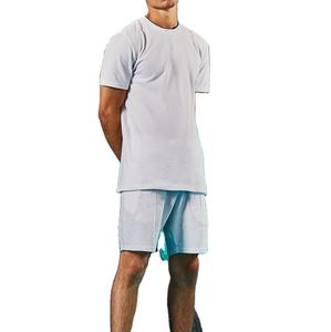 Conjunto Deportivo de Verano para Hombre, Talla Grande, Dos Piezas, Diseño de Logotipo Personalizado, 100% Algodón - Product Image 1