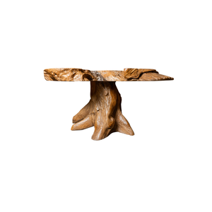 ARTERRA Premium Rustic Teak Root Coffee <b>Table</b> <b>Set</b> with Natural Wood <b>Stools</b> Handmade Living Room Furniture for Home Hotels/Villas - Product Image 2