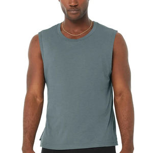 Nouveaux débardeurs de sport pour hommes, haute qualité, sans manches, pour entraînement musculaire, personnalisables, broderie machine, respirants et légers - Product Image 2