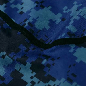 Camiseta de Compresión Digital Camuflaje Azul Personalizada para Hombre, Manga Corta, Protección UV, Sublimada, Camuflaje Pixelado, Top de Entrenamiento, Ropa Deportiva para Gimnasio - Product Image 6