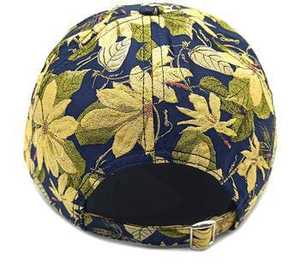 Gorra de Béisbol con Estampado Floral, Unisex, Casual, Primavera Verano, 100% Poliéster, Transpirable, Impresión Digital - Product Image 6
