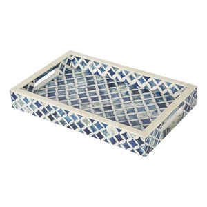 Plateau d'incrustation d'os en bois naturel fabriqué à la main assiette de service personnalisée de haute qualité pour les restaurants à la maison hôtels directement-classique - Product Image 5