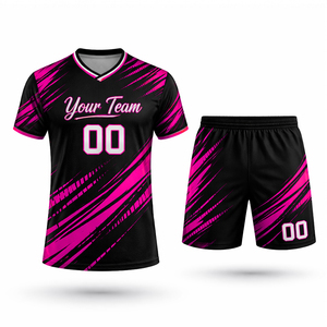 Venta al por Mayor, Diseño de Logotipo Personalizado con el Nombre de tu Equipo, Compra Ropa Deportiva de Verano de Talla Grande con Impresión Digital, Conjuntos Cortos para Hombre y Mujer - Product Image 3