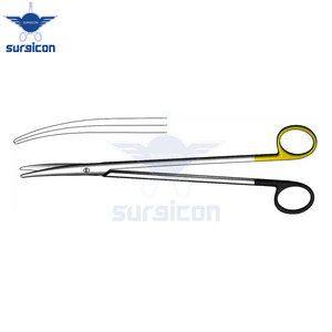 Ciseaux Nelson-Metzenbaum 23 cm / 9 pouces, à lame droite et coudée, à lame simple, dentelée, Super Cut TC, ciseaux chirurgicaux - Product Image 4