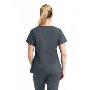 Custom Yellow <b>Scrubs</b> Uniforms Long Sleeve Jacket Stretch Nursing Hospital Uniform Medical Women's <b>Scrubs</b> <b>Set</b> - Product Image 3