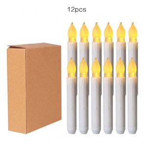 Bougie LED sans flamme de haute qualité, alimentée par piles, avec couvercle en tissu rigide, imitation pilier, fonctionne avec 2 piles AA, cadeau - Product Image 2