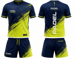 Impression de logo personnalisé, respirant, séchage rapide, jersey de padel unisexe en polyester/spandex pour adultes, jupe de tennis courte, uniforme - Product Image 1