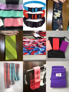 Bandes de résistance en latex personnalisées pour l'entraînement des fesses, des jambes, des hanches et des cuisses des femmes - Écologiques, antidérapantes, résistance lourde/légère/moyenne - Product Image 4