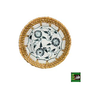 Sous-verres en rotin tressé, origine Vietnam, fabriqués à la main, écologiques, en fibres, pour la protection des tables de restaurant - Product Image 2