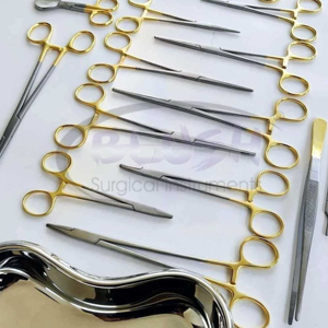 18 Pcs Gynecology Delivery Set with Box Top Quality Stainless Steel Surgical Instruments CE ISO Supplier By <b>Blush</b> Surgical - Product Image 4