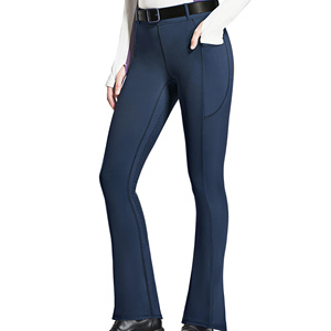 Jodhpurs et pantalons d'équitation personnalisés avec logo pour femmes, avec coutures de qualité et genouillères durables pour une tenue décontractée. - Product Image 3