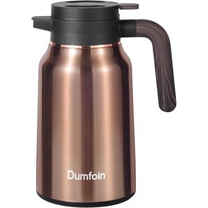 Caraffa Termica in Acciaio Inox da 51 oz, Contenitore Isolato per Bevande Calde/Fredde per 12 Ore, per Servire Caffè e Tè - Product Image 1