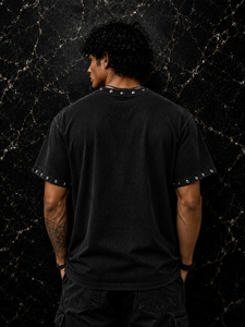 เสื้อยืดพิมพ์ลายกราฟิกประดับเพชร Glory Custom ผ้าฝ้าย 100% เนื้อนุ่ม สไตล์วินเทจ แขนสั้น สำหรับใส่ได้ทั้งชายและหญิง - Product Image 4