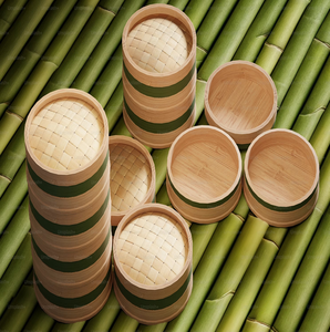 Stunning Rectangular Woven Bamboo Storage <b>Garden</b> Planter <b>Baskets</b> Standing Feet Tall Handle Eco-Friendly Luxury Hotel Use <b>Hanging</b> - Product Image 5