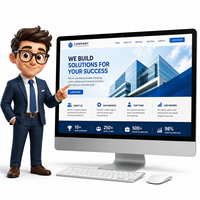 Conception de site Web professionnel pour les entreprises, pour une image de marque et une présence en ligne optimales, avec des solutions globales prêtes à l'emploi IA, compatibles Linux et Mac