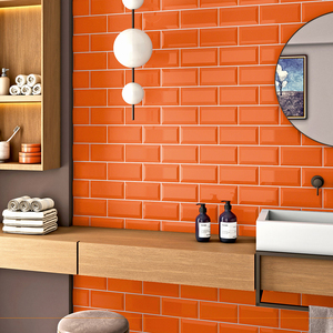 Modern Stylish Ceramic Subway Tiles Anti Slip Surface Design Accents for Kitchen Bathroom School and Interior <b>Walls</b> - Product Image 2