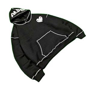 Sweat à capuche en molleton 100 % coton pour homme, coupe classique, respirant, avec poche avant personnalisable, 340 grammes, tricoté - Product Image 4