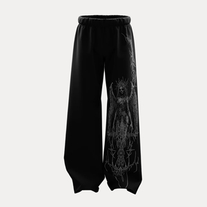 High Quality Vintage <b>Hip</b> Hop Flare Pants Men Loose Wide Leg Blue Denim Jeans Washed Streetwear High Street Baggy Design Winter - Product Image 4