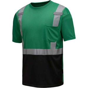 Chemise de sécurité réfléchissante, haute visibilité, vêtements de travail respirants pour les travailleurs de la construction, industriels, routiers et extérieurs, légers - Product Image 3