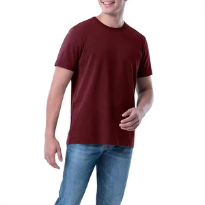 Streetwear Custom Fabric Material High Quality <b>Men</b> T Shirt Casual Custom Logo Cotton Fashion T Shirt OEM Bulk Production - Product Image 6