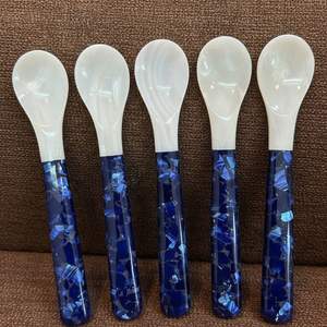 Mother of Pearl Caviar Spoon Handmade Natural <b>Shell</b> Spoon Luxury Dessert Spoon for Caviar Serving Kitchen Tableware - Product Image 1