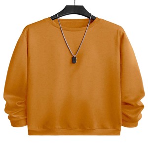 Sudadera Unisex Gris con Cuello Redondo, Corte Regular, Forro Polar No Tejido, Ropa Casual de Primavera, Ecológica, Poliéster/Algodón - Product Image 6