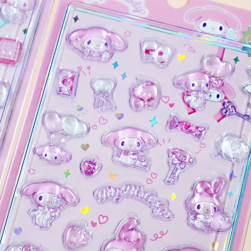 Pack De 50 Pegatinas Kawaii Anime My Melody – Calcomanías Reutilizables Sin Repetir, Resistentes Al Agua, Ideales Para Diarios, Álbumes Y Decoración De Objetos