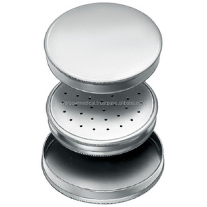 WARSAW MEDICAL <b>Needle</b> <b>Case</b> Round Cover Stainless Steel ISO & CE Certified Hollowware Instruments | <b>needle</b> holder - Product Image 3