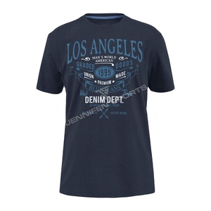 T-shirt d'été à manches courtes pour homme avec logo personnalisé imprimé, 100 % coton, respirant et léger, vêtement décontracté - Product Image 1