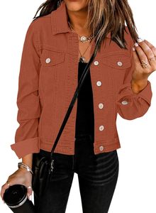 Women's <b>Cropped</b> <b>Denim</b> <b>Jacket</b> Vintage Blue Button Closure Casual Street Style OEM Custom Fashion Outerwear Premium Quality Fit - Product Image 4