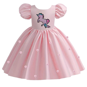 ชุดเซ็ต 2 ชิ้น สีชมพู ปี 2026 สำหรับแฟนคลับนักร้องชื่อดัง ลายเจ้าหญิง ประดับเลื่อมรูปหัวใจขนาดใหญ่และมุก คุณภาพเยี่ยม ผ้าไหมแท้ 100% - Product Image 5