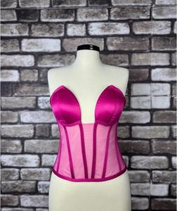 Vintage Women's Overbust Corset Tops Sexy Shapewear Breathable Eco-Friendly Leather for Plus Sizes <b>Tummy</b> <b>Control</b> Medium <b>Control</b> - Product Image 6