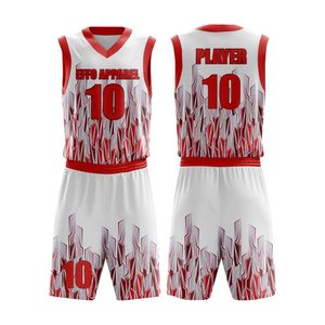 Uniforme de Baloncesto Personalizado con Impresión Digital, Camiseta de Baloncesto para Hombre, 100% Poliéster Transpirable, Sublimado Completo - Product Image 1