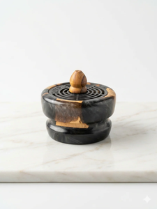 Wholesale Customized Wooden Incense <b>Burner</b> Hot Selling Craftsy Home Religious Use Polished Charcoal Material with Scented Resin - Product Image 6