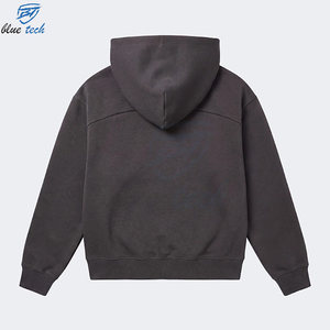 High Quality Streetwear Hoodie Oversized Pullover Sweatshirt Cotton Fleece Urban Casual Fashion Wholesale Supplier - Product Image 5