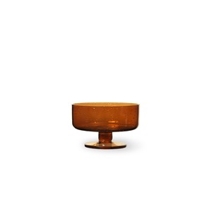 Articles décoratifs en verre ambré bulle, faits à la main, en verre massif recyclé de qualité supérieure, pour la maison et la salle à manger - Product Image 5