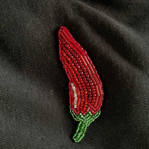 Débardeur élégant brodé de perles de rocaille, design moderne, fait main, avec broderie détaillée - Product Image 4