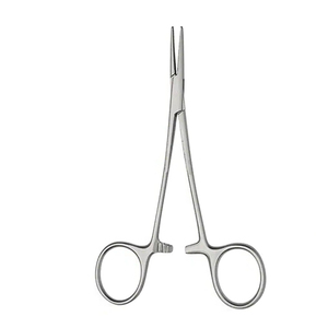 Pinces à moustiques à pointe incurvée, réutilisables, en acier inoxydable, fournisseur en gros de pinces médicales, pinces à moustiques de haute précision - Product Image 6