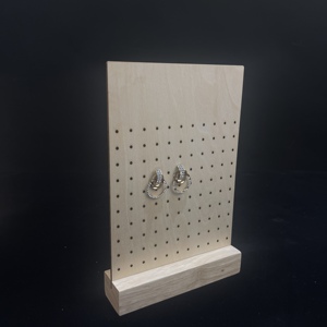 2025 High Storage Unique Wooden Earring <b>Stands</b>: Stylish Displays in Various Shapes for Organized Jewelry - Product Image 5