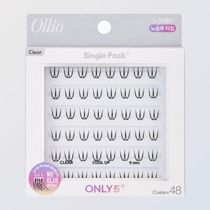 ขนตาปลอม Olio No-Glue แบบแพ็คเดี่ยว PLUS แบบใสสั้น 2 แบบ เลือก 1 แบบต่อขนตาปลอม - Product Image 6