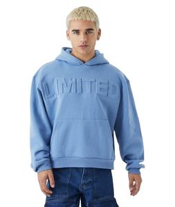 Jersey pesado de hombre en relieve con logotipo personalizado transpirable de alta calidad 100% algodón TAMAÑO DE EE. UU. sudaderas con capucha de gran tamaño para hombre - Product Image 1