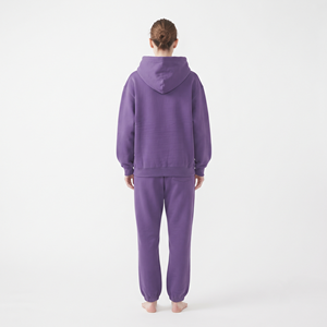 Conjunto Deportivo con Capucha para Mujer, Talla Grande, Color Sólido, Manga Larga, Cierre de Cremallera, Bolsillos Laterales, Ropa Casual de Otoño - Product Image 3