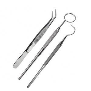 ชุดเครื่องมือทันตกรรมพื้นฐานชุดเครื่องมือผ่าตัดทางทันตกรรมชุดเครื่องมือผ่าตัดสเตนเลสสตีลสำหรับการผ่าตัดฟันและช่องปาก - Product Image 3