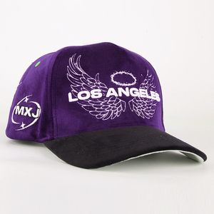 Gorras Trucker Deportivas de 5 Paneles de Gamuza Personalizadas de Alta Calidad con Logotipo, Gorras de Béisbol de Terciopelo Bordadas al por Mayor - Product Image 6